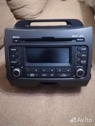 Штатная магнитола на киа спортейдж 3