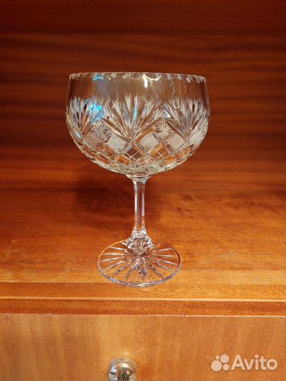 Хрустальная конфетница, салатник СССР