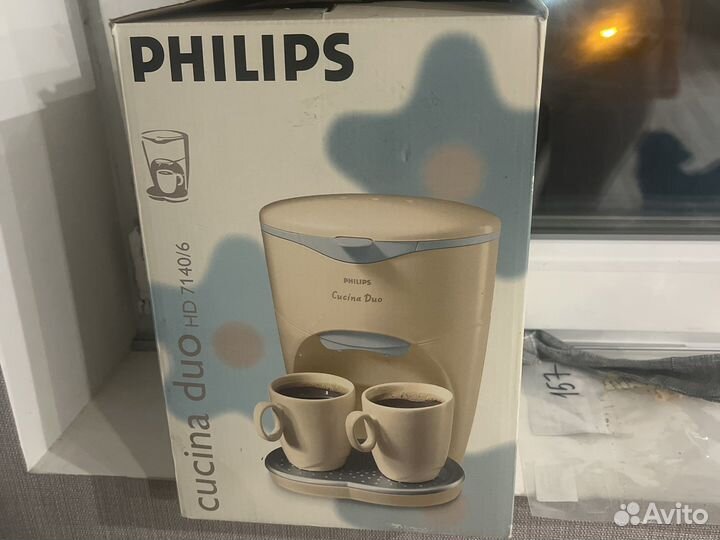 Кофеварка philips cucina duo
