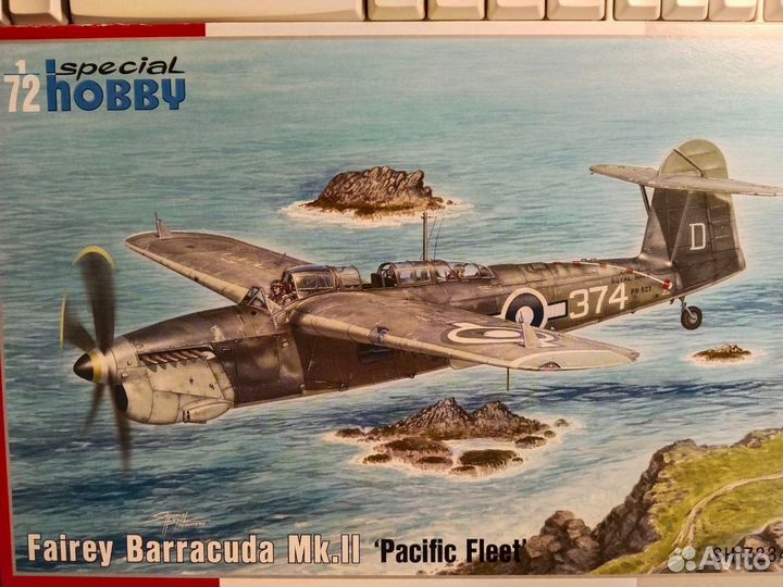 Fairey Barracuda Mk.II, 1/72, Special Hobby+маски