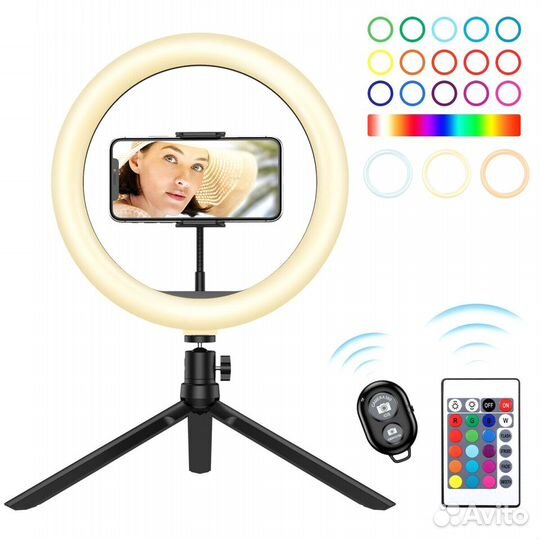 Кольцевая ламп для селфи для фотосъёмки