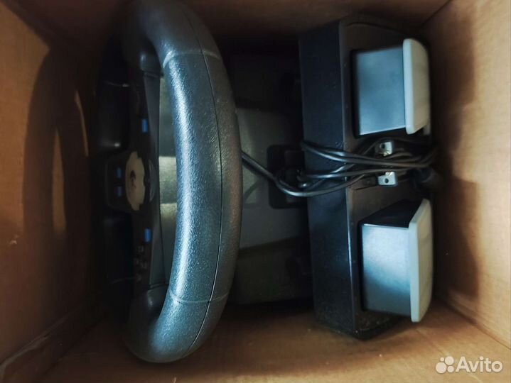 Руль Logitech Vibration Feedback Wheel PS2