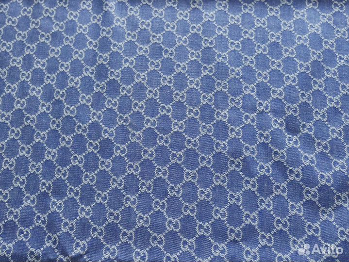 Ткань деним двусторонний Gucci