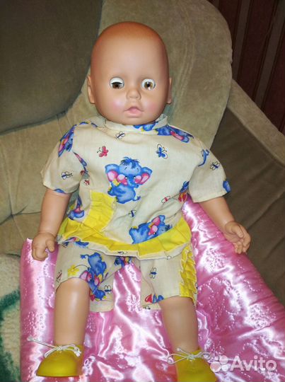 Пупс мягконабивной