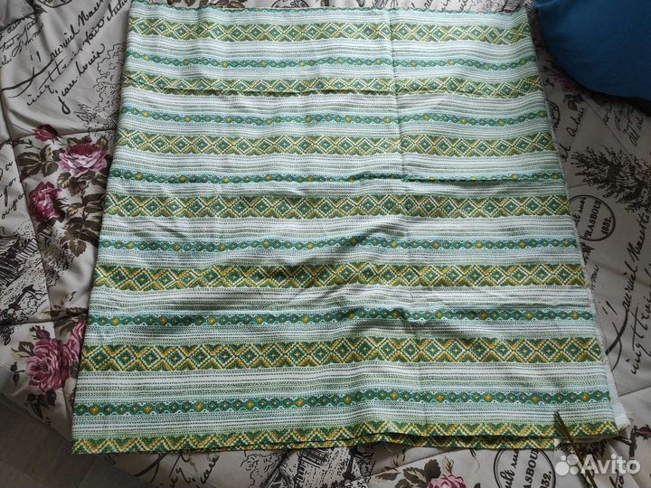 Отрез ткани лён времён СССР