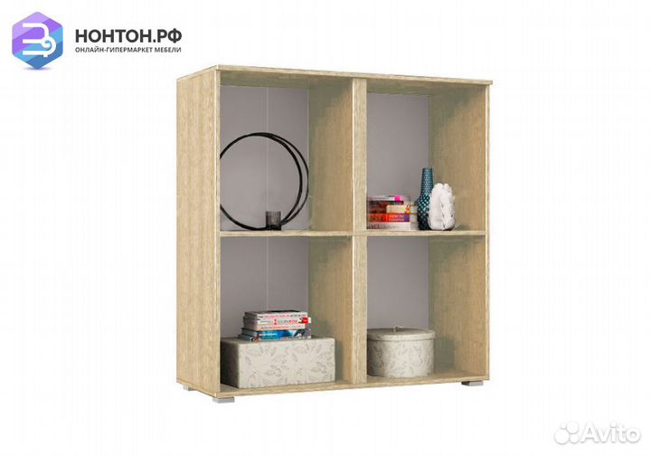 Тумба Ким белый глянец / сонома