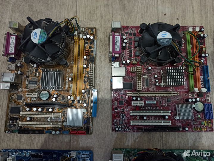 Материнская плата в комплекте 775 socket