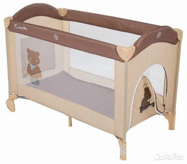 Детская кровать-манеж Capella с матрасом Bico