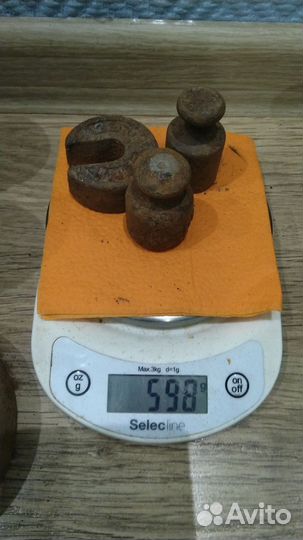 Набор гирь для весов СССР