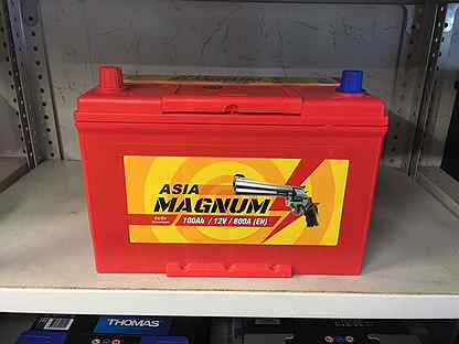 Аккумуляторная батарея 100 ампер Азия Magnum