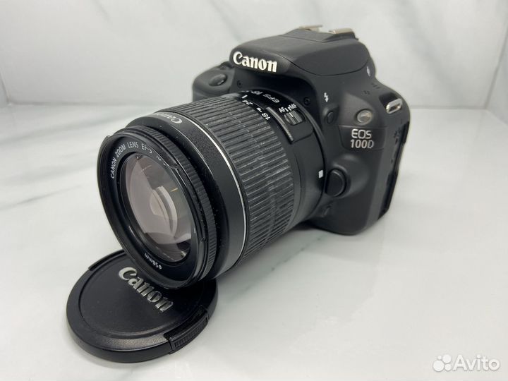 Зеркальный фотоаппарат Canon 100D + 18-55mm kit