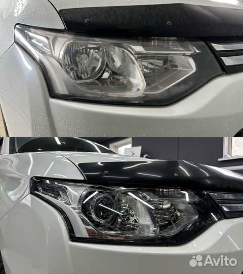 Установка bi LED линз