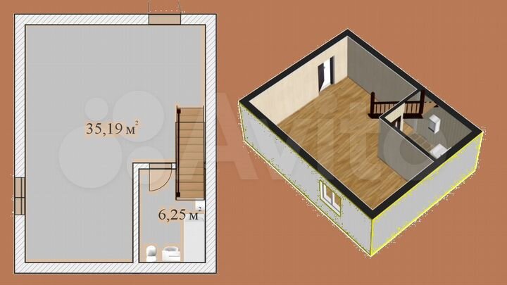 Дом 83 м² на участке 7,5 сот.