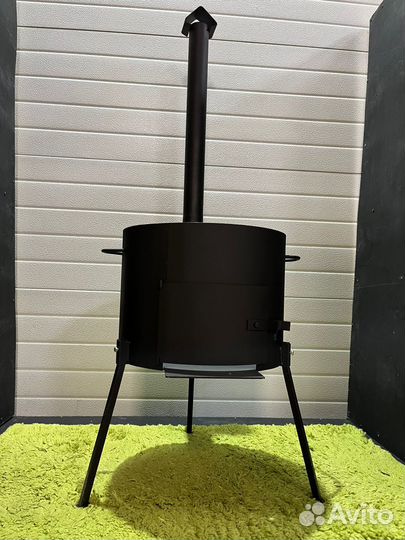 Печь под казан 12 л. усиленная 3 мм