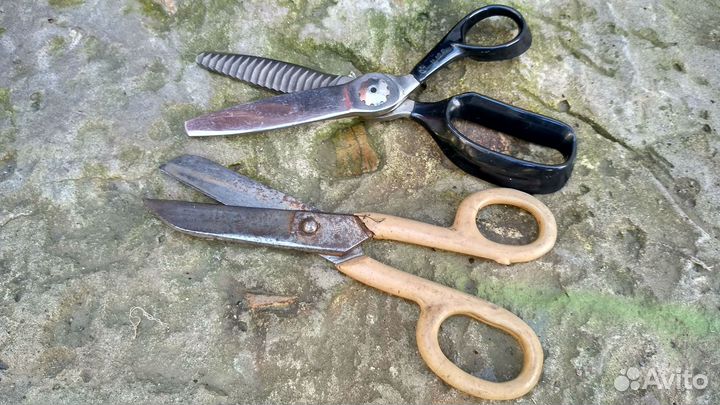 Ножницы СССР зигзаг и швейные