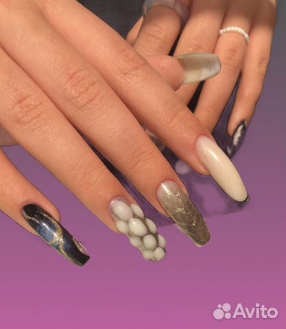 Маникюр и гель лак, Наращивание