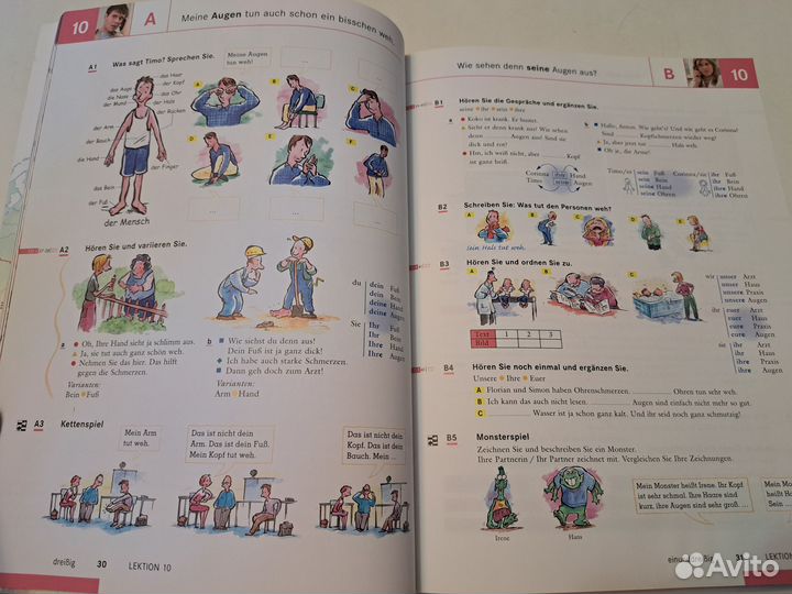 Schritte International 2, легко читаем по-немецки