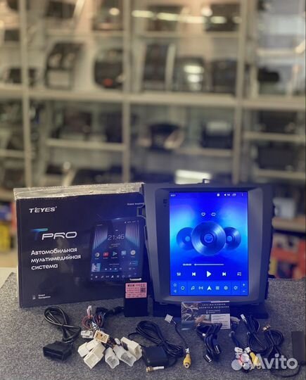 Штатная магнитола Toyota Corolla Е 150 Tesla style