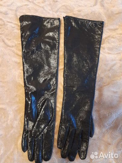 Перчатки женские кожаные