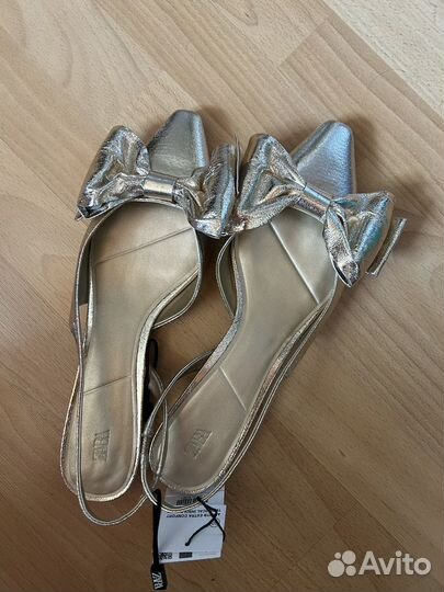 Слингбэк мюли зара обувь