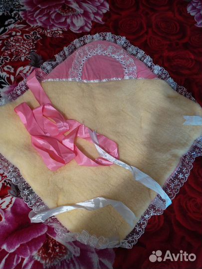 Конверт на выписку для девочки осень