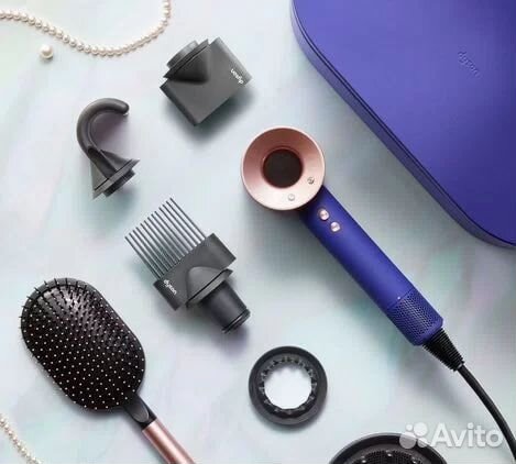 Фен Dyson Supersonic HD07. Синий. Новый