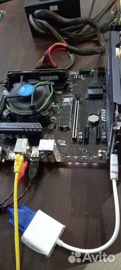 Комплект Рабочий матплата(1151v2) +Проц+ddr4 8 Гб