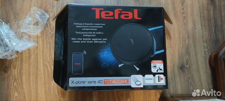 Робот пылесос tefal explorer serie 40