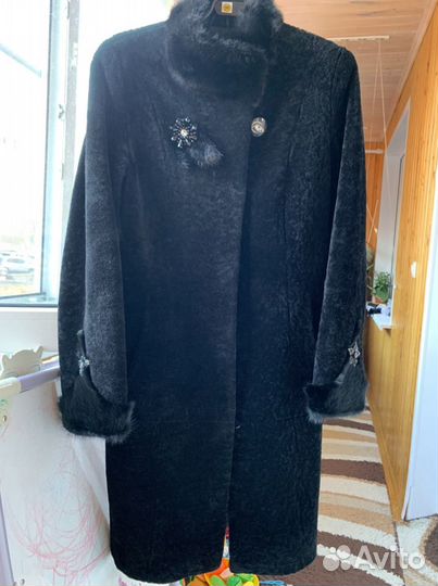 Шуба мутоновая женская