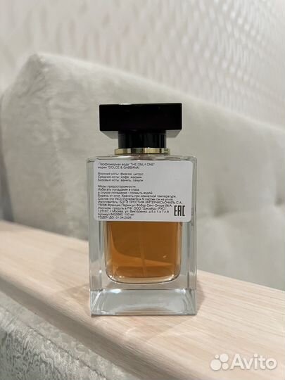 Парфюмерная вода Dolche&Gabbana оригинал