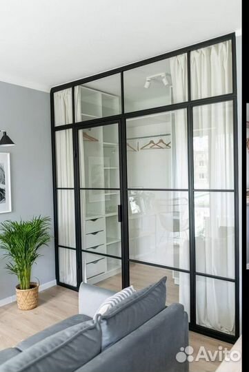 Перегородка стеклянная