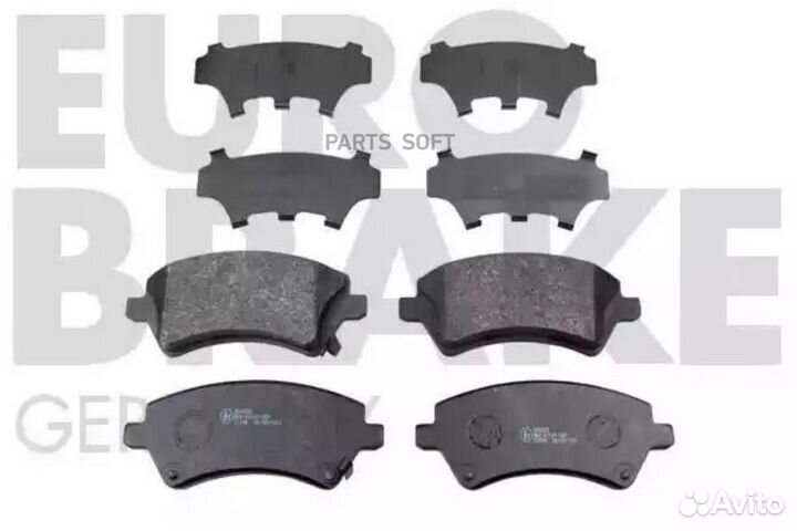 Eurobrake 5502224559 Колодки тормозные передн