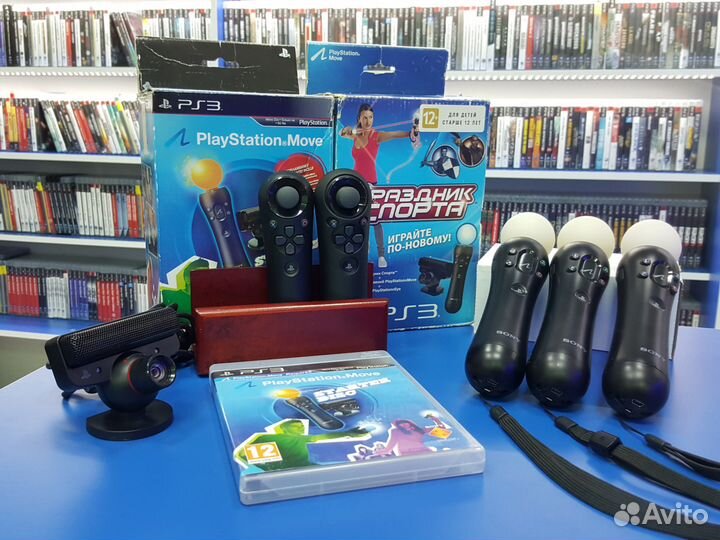 Контроллеры Move для PS3 и PS4