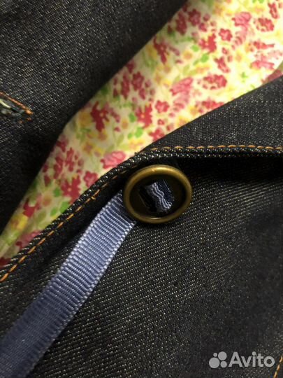 Джинсовая детская жилетка