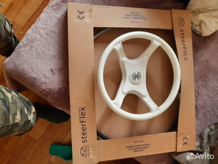 Редукторный трос с рулём в комплекте