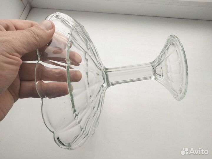 Ваза на граненой ножке, конфетница и др, СССР