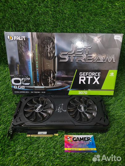 Видеокарта Palit Geforce RTX 3070 Jet Stream 8 Gb