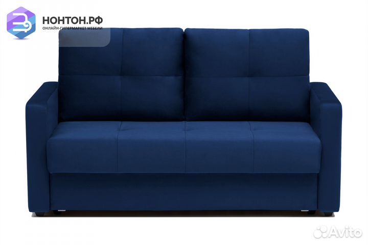 Диван шагающая еврокнижка Вита темно-синий