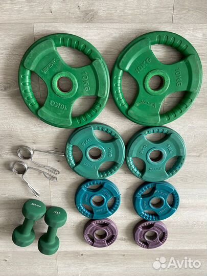 Спортивные блины Б/У (посадочный диаметр 51мм)