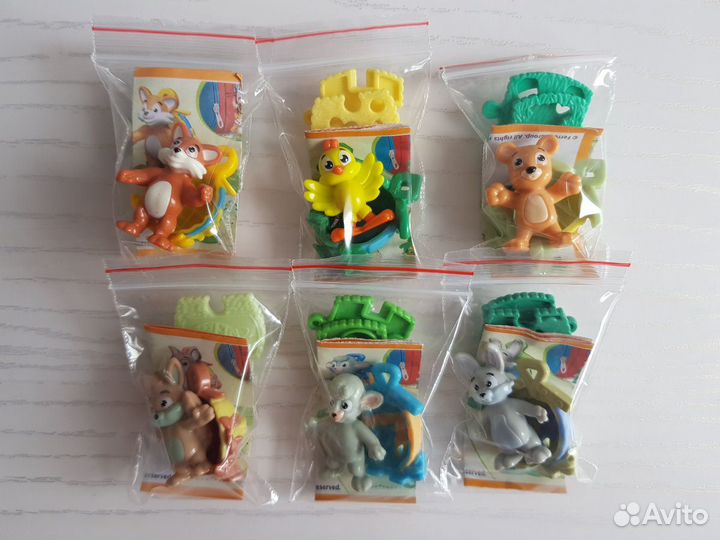 Серии игрушек киндер