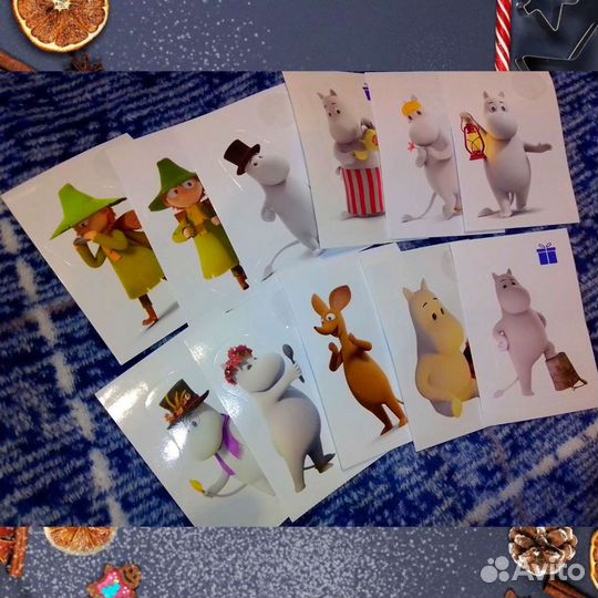 Наклейки Муми- трогательная Зима -2 Лента