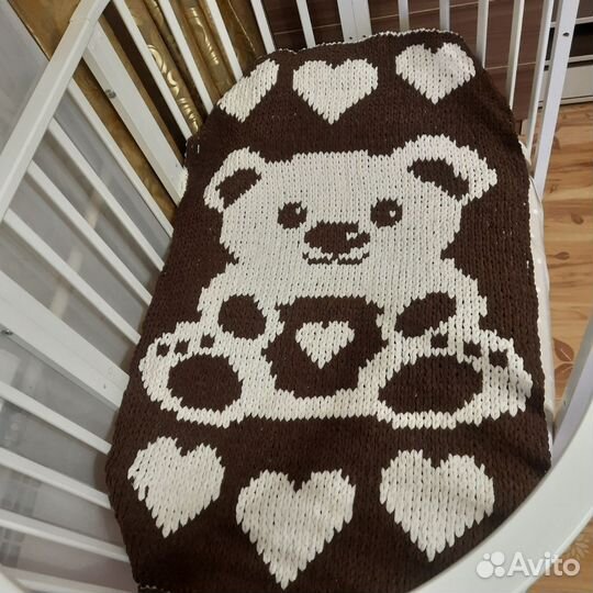 Плед, покрывало детское из ализе пуффи