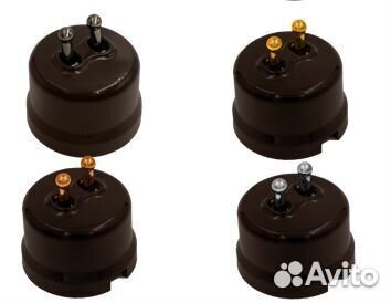 Ретро выключатели Бирони (Bironi), тумблерные