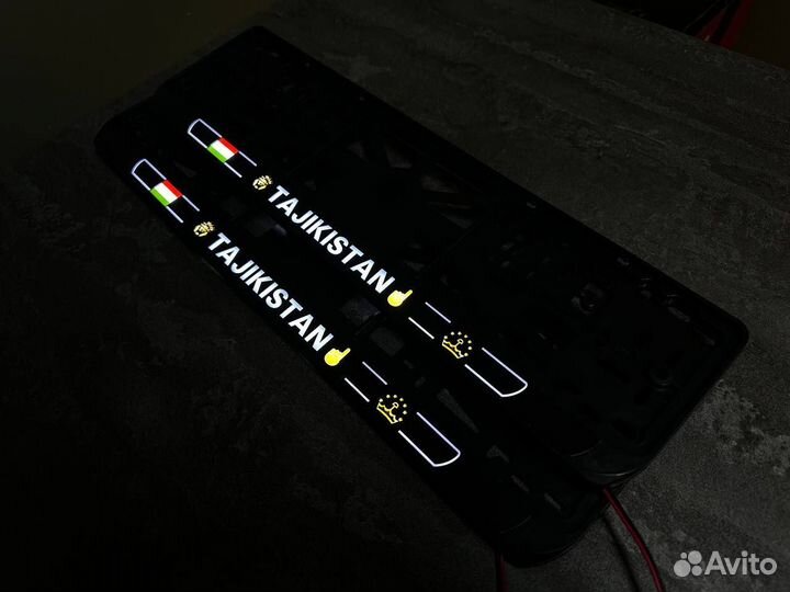 Номерные рамки с подсветкой ваш дизайн