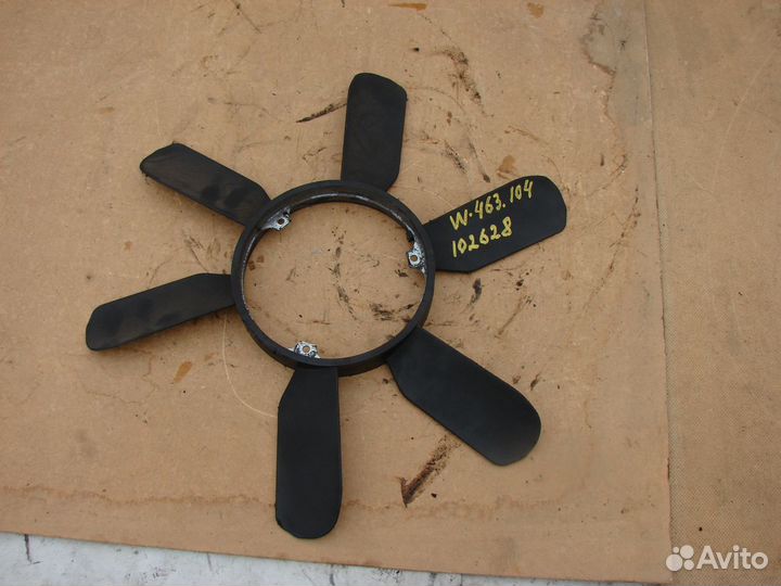Крыльчатка вентилятора ом104 3,2i 1994г