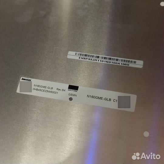 Матрица N160GME-GLB (2560x1600, slim, eDP 40pin)