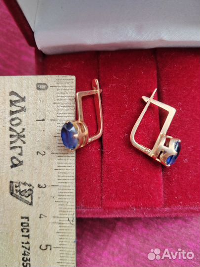 Золотые серьги СССР