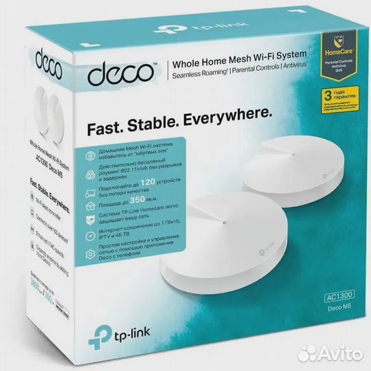 Wi-Fi роутер Tp-link deco M5(2-pack)