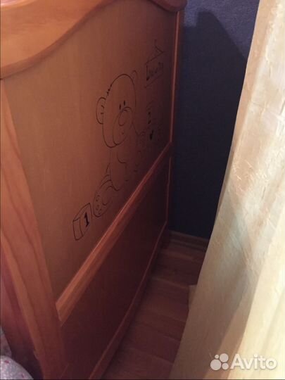 Детская кровать(с матрасом)