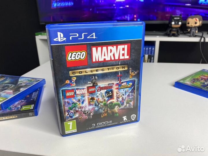PS4 игра lego Marvel Collection